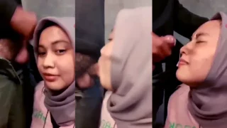 Bokep Hijabers Cantik Nyepong Crot di Wajah